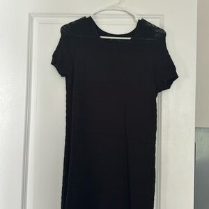 BANANA REPUBLIC - black knit dress